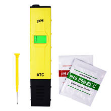 10pcs ph test pen accuracy 0.1 green backlight temperature ATC PH meter swimming pool water 18% off 2024 - buy cheap