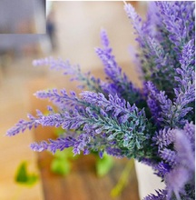 Lavandas Bando de Lavanda flores De Seda Artificial Para A Festa de Casamento Início flores Decorativas frete grátis lavanda artificial 2024 - compre barato