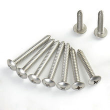 M5/M6 304 stainless steel self-tapping screws big mushroom flat head wood bolt M6 x 40mm (15Pcs) 2024 - buy cheap