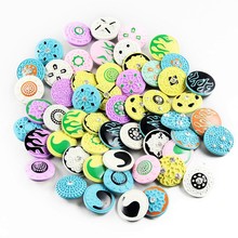 10pcs/lot 2016 new DIY Jewelry Accessory  Mixed Spray Paint Ginger Snap Buttons Fit 20mm Snap Jewelry  Drop Shipping MDB18-M-15 2024 - buy cheap