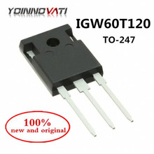 5 pces igw60t120 g60t120 to-247 igbt power transistor inversor usando 60a 1200v 100% novo e original 2024 - compre barato