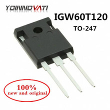   5 PCS    IGW60T120 G60T120 TO-247 IGBT power transistor inverter using 60A 1200V 100% new and original 2024 - buy cheap