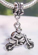 Motorcycle Fashion Jewelry Tibetan silver Charm Motorcycle Racer Pendant Bracelets&Necklaces Jewelry Accessories q119 2024 - buy cheap