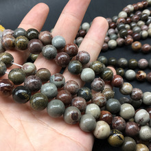 1 Strand Lucky Picture Stone Beads 4 6 8 10 12mm Pick Size Round Natural Jewelry Findings DIY Accessories Loose Bead Hand Made 2024 - buy cheap