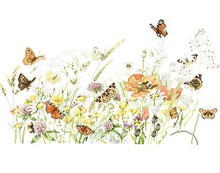 Embroidery Package Hot Sell Best Quality  Cross Stitch Kits Beautiful Dancing Butterfly Free Shipping 2024 - buy cheap
