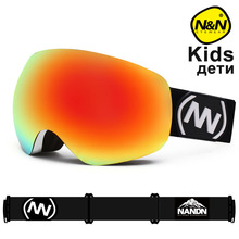 Gafas de esquí para niños NANDN, doble capa UV400, máscara de esquí grande antiniebla, gafas de esquí, gafas de snowboard 2024 - compra barato