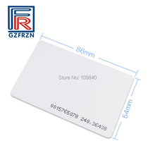 Wholesale high quality 125khz TK4100 PVC blank white rfid card with number for access control 2024 - buy cheap
