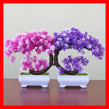 Grass ball Artificial Plants Home decoration bonsai artificial Small tree fortune tree Floral decorative Fake flower pot ADT003 2024 - buy cheap