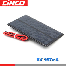 Poly Panel Solar monocrystalline Silicon 6V 1W with 30cm extend cable DIY Battery Charger Module Mini Solar Cell wire toy 2024 - buy cheap