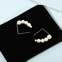 Simple Beading Simulated Pearl Earrings For Women Jewelry Bijoux Brincos Pendientes Mujer Fashion Drop Earrings 2024 - buy cheap