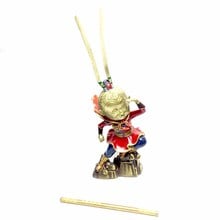 Clolorful Chinese Myth Brass Monkey King Copper Sun Wukong Craft Furnishing Collectibles Articles Gift Home Decoration 2024 - buy cheap