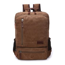 Boshikang Men Canvas Backpack Vintage School Backpacks Fashion Large Capacity Male Laptop Backpack Travel Bags Retro 2024 - buy cheap