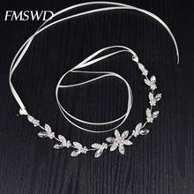 Vintage Silver Color Hair Vine Rhinestone Star Headband Wedding Headpieces Bride Hair Accessories Head Jewelry Hair ornaments 2024 - buy cheap