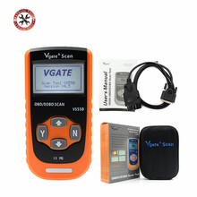 Vgate-herramienta de diagnóstico automático VS550 OBD2, escáner CAN EOBD ODB II, lector de códigos de coche, Vgate VS 550 OBD 2 2024 - compra barato