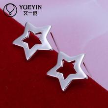 Accessories New Design silver plated jewelry Female's earrings brincos Earhook Trendy Ornaments Pentagram stud earring 2024 - buy cheap