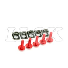 5 pçs 6mm cnc carenagem da motocicleta corpo trabalho parafusos para honda xl1000 varadero 1999-2005 cbr600f4i cbr1000rr suzuki 2024 - compre barato