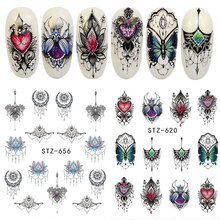 Adesivos de arte em unhas e borboletas, decoração diy, 2019 2024 - compre barato