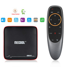 MECOOL M8S PRO W Voice Control Set Top Box Android 7.1 TV Box Amlogic S905W CPU Smart TV Box 4K H.265 2.4GHz WiFi Android 2024 - buy cheap
