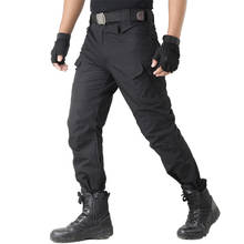 Мужские брюки-карго SWAT армия тактические военные брюки Стиль камуфляжные штаны Повседневная Боевая карманный военная одежда хлопок 2024 - купить недорого