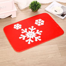 Christmas Floor Mat Door Bathroom Carpet Doormats Home Decoration Snowflake ElK Santa Claus Pattern Floor Non-Slip Carpets Mats 2024 - buy cheap