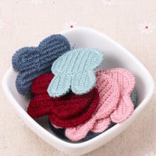 Rabbit Knitted Lace Applique Trim Embroidered Lace Ribbon For Garment Accessories Decoration Sewing 35x45mm 10pcs 2024 - buy cheap
