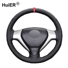 Hand Sewing Car Steering Wheel Cover For Honda City 2007-2008 Fit 2007-2008 Jazz 2007-2008 Braid on the Steering wheel Volant 2024 - buy cheap