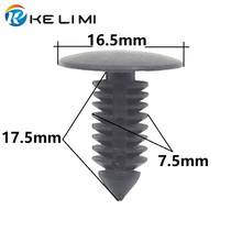 KELIMI Auto Fastener Klips Car Clip Fender Bumper Shield Retainer Rivet ForGM Ford Chrysler Panel Trim Plastic Clips 100Pcs/lot 2024 - buy cheap