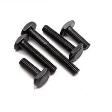 10pcs M6 M8 round head T-screw platen screws lathe bolts level 4.8 carbon steel bolt high strength black 16mm-100mm length 2024 - buy cheap