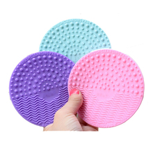1pcs Silicone Makeup Brush Cleansing Pad Palette Brush Cleaner Cleaning Mat Washing Scrubber Pad Cosmetic Make Up Cleaner Tools 2024 - buy cheap