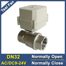 TF32-S2-C Stainless Steel Full Port 1-1/4'' DN32 Water Electric Valve Normally Closed Normally Open Valve AC/DC9V-24V 2024 - buy cheap