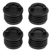 4 Pieces Black Kayak Scupper Plugs Bungs Drain Hole Replacement Accessories Marine Rafting Scupper Plug 2024 - buy cheap