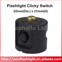 Interruptor de lanterna de 22mm com 3.5mm de porta de carregamento de energia (1 peça)