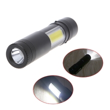 12000 люмен мини фонарик XPE + COB Светодиодный фонарь лампа Penlight AA/14500 4 режима 2024 - купить недорого