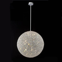 Modern LED round K9 crystal chandeliers restaurant led chandeliers led lamps bedroom led lustre light chandeliers 2024 - buy cheap