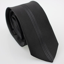 YIBEI Coachella wedding Ties NARROW Woven necktie Vertical Stripes SLIM neck tie Woven Black corbatas gravata slim gifts for men 2024 - buy cheap