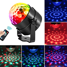USB Disco Ball Lamp Led Party Lights 5V 3W DJ Dance Music Sound Activated Portable Stage Lamps For Car Xmas Birthday Party Light 2024 - buy cheap