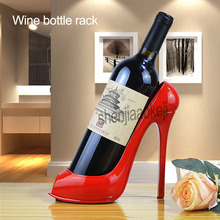 Creative bottle rack Home decoration modern simplehome living room decor high heels wine bottle rack table decorations ornaments 2024 - buy cheap