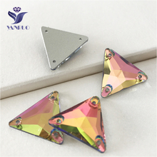 YANRUO 3270 All Sizes VM Flatback Rhinestone Sewing Garment Triangle Crystal Sew On Strass Stones For Woman Shoes 2024 - buy cheap