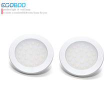 stylish 9.5-30v 2w smd3528 low voltage battery light round flat surface led bulb lamps in boat/caravan (6pcs/lot) 2024 - buy cheap
