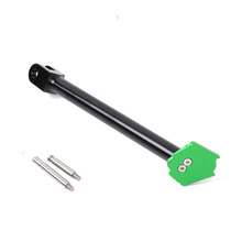 Suporte lateral de alumínio da motocicleta kickstand pé extensão almofada placa de apoio para kawasaki z800 2013-2016 2024 - compre barato