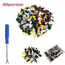 500pcs/set Mixed Car Fastener Vehicle Car Bumper Clips Retainer Fastener Rivet Door Panel Fender Liner Universal Fit for Toyota 2024 - buy cheap