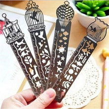 1pc  Cartoon Bird Fish Bookmark With 15cm metal Material Ruler Bookmarks Book Mark Office Supply 2024 - buy cheap