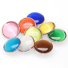 Random assorted DIY cat eye snap button charm for charm bracelet Fits all of our snap charms bracelet sold of 10 pcs 2024 - buy cheap