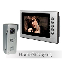 FREE SHIPPING Brand New Wired 7 inch Color Video Door phone Intercom System 1 Waterproof Doorbell Camera + 1 Monitor Wholesale 2024 - buy cheap