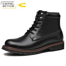 Camel Active New Men's Boots Outdoor Army Ankle Boots Men's Leather Military Desert Tactical Boot Shoe Black Combat Boots Winter 2024 - buy cheap
