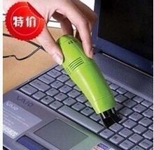 Мини-пылесос компьютерный с USB-клавиатурой и щеткой 2024 - купить недорого