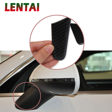 LENTAI Auto Car Carbon Fiber Rearview Mirror Decoration Repair Bracket Sticker For Porsche Macan 2015 2016 2017 2018 Accessories 2024 - buy cheap