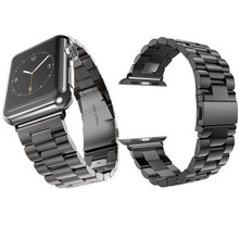 Pulseira de aço inoxidável para apple watch, 38/42mm/40/44mm, acessório para iwatch séries se/6/5/4/3/2 2024 - compre barato