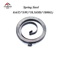 FUMAO Cheap flat wire spiral spring constant force spiral springs with low price supplier 0.6X8X40X1000mm 2024 - buy cheap