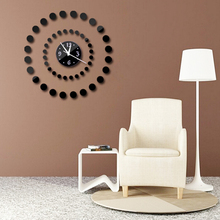  New Wall Clock Clocks Horloge Modern Design Reloj De Pared Large Decorative Digital Watch Living Room 3d Diy Acrylic Mirror 2024 - купить недорого